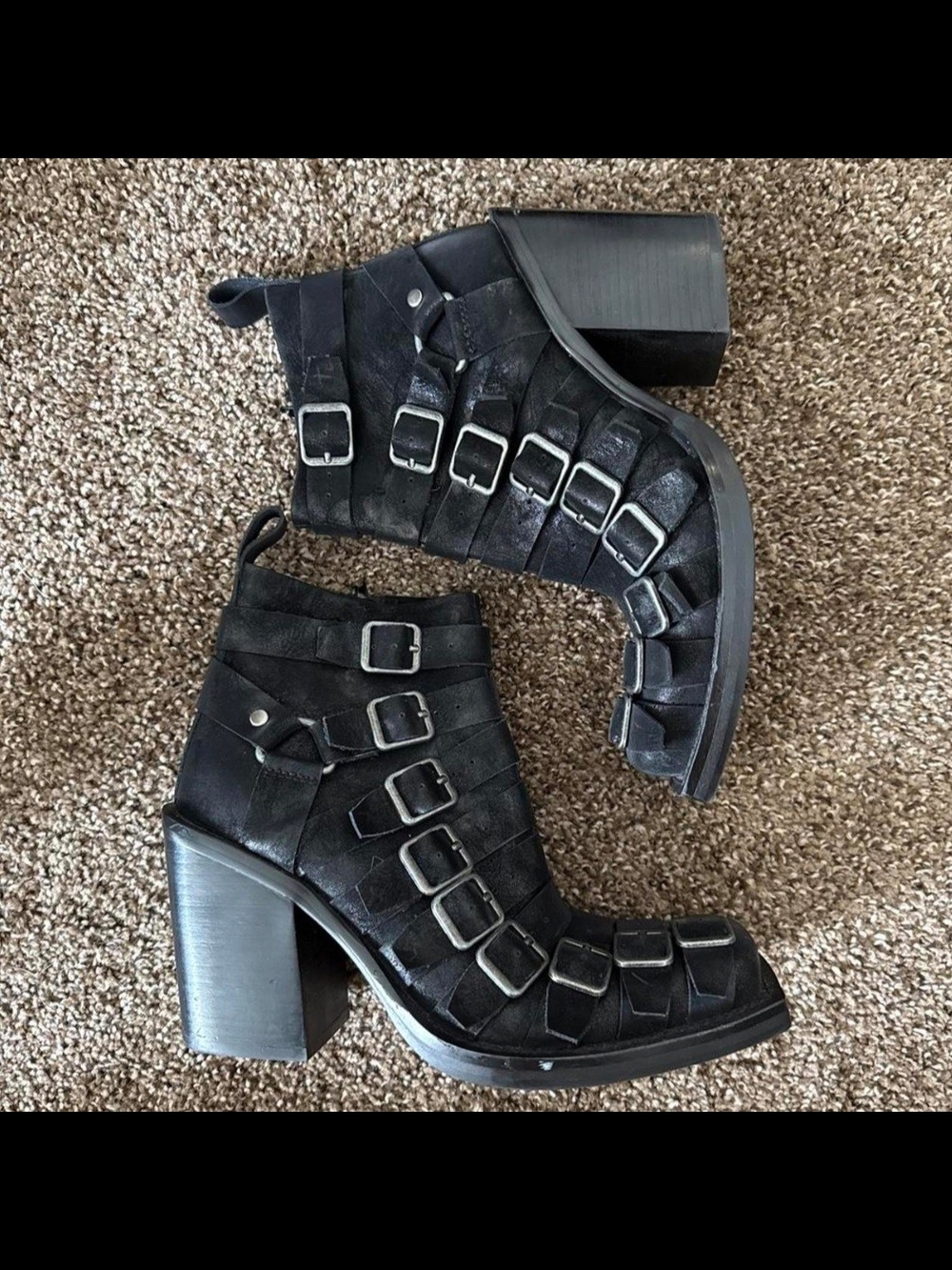 Jeffrey Campbell Nothing But Buckles Boots